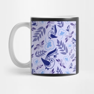 Very Peri Henna Florals Mug